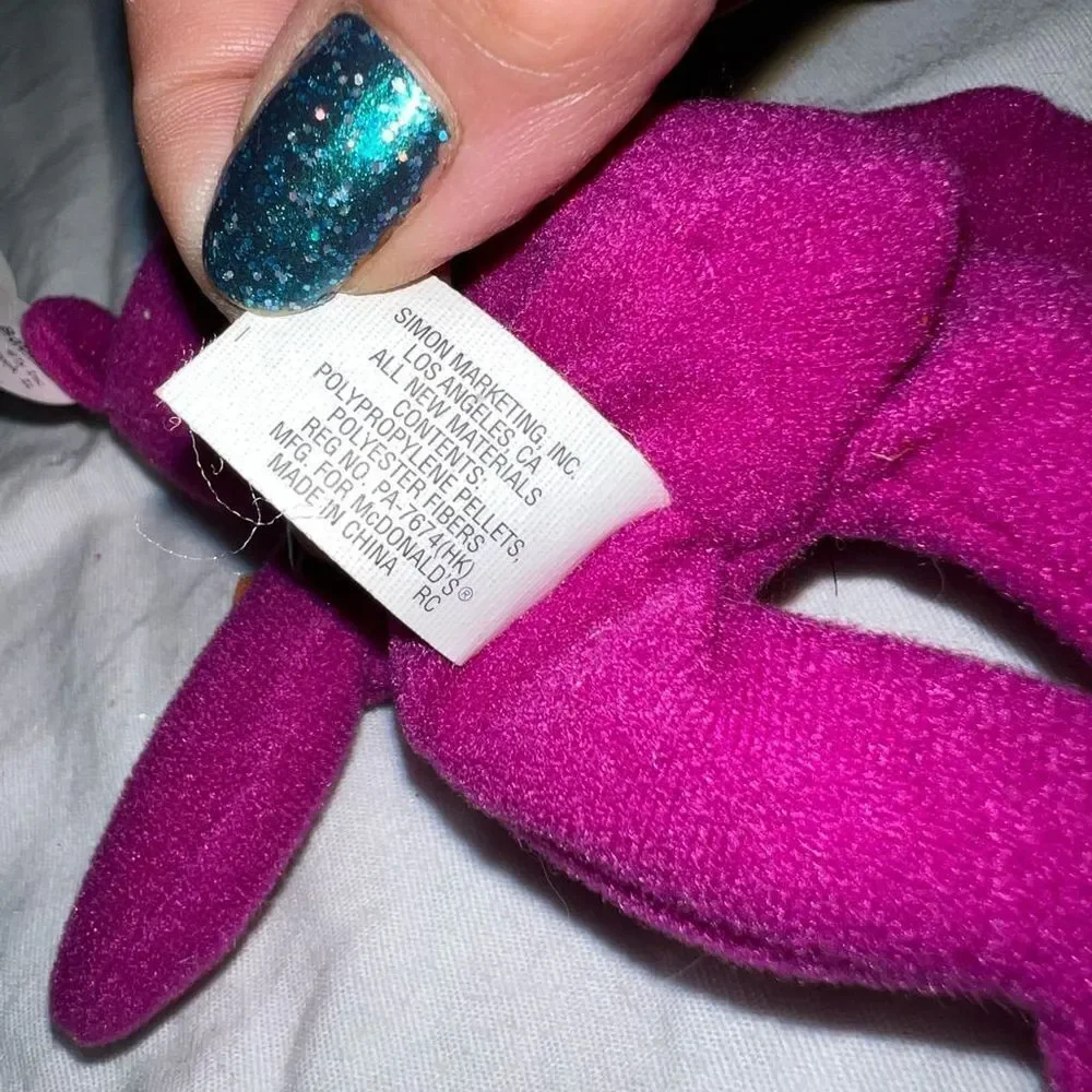 TY vintage McDonalds Teenie Beanie Millennium Bear - Picture 7 of 7
